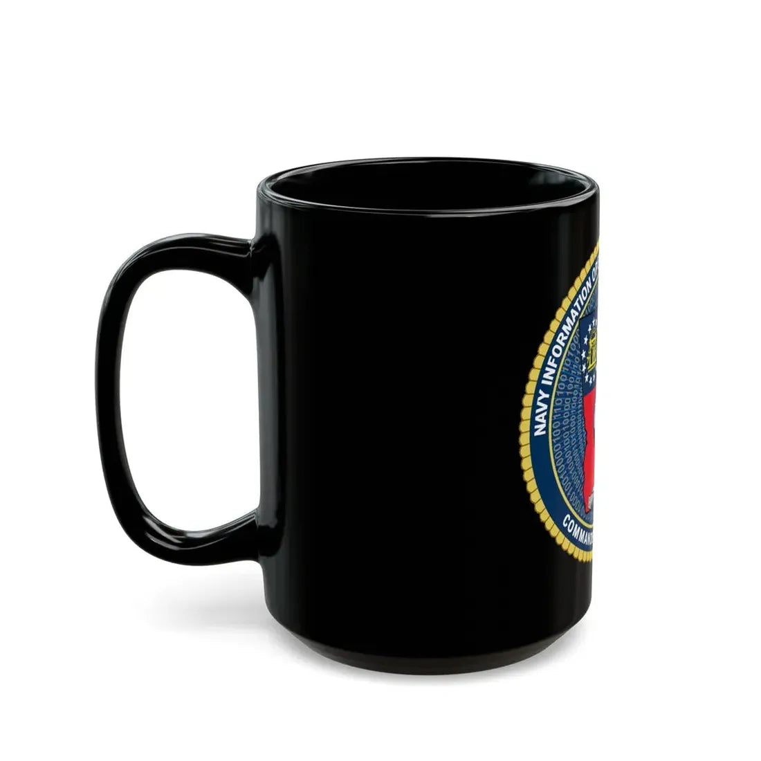 NIOC Georgia Commander Tenth Fleet (U.S. Navy) Black Coffee Mug - Go Mug Yourself
