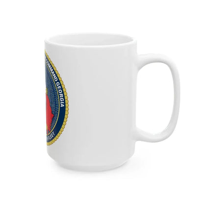 NIOC Georgia Commander Tenth Fleet (U.S. Navy) White Coffee Mug - Go Mug Yourself