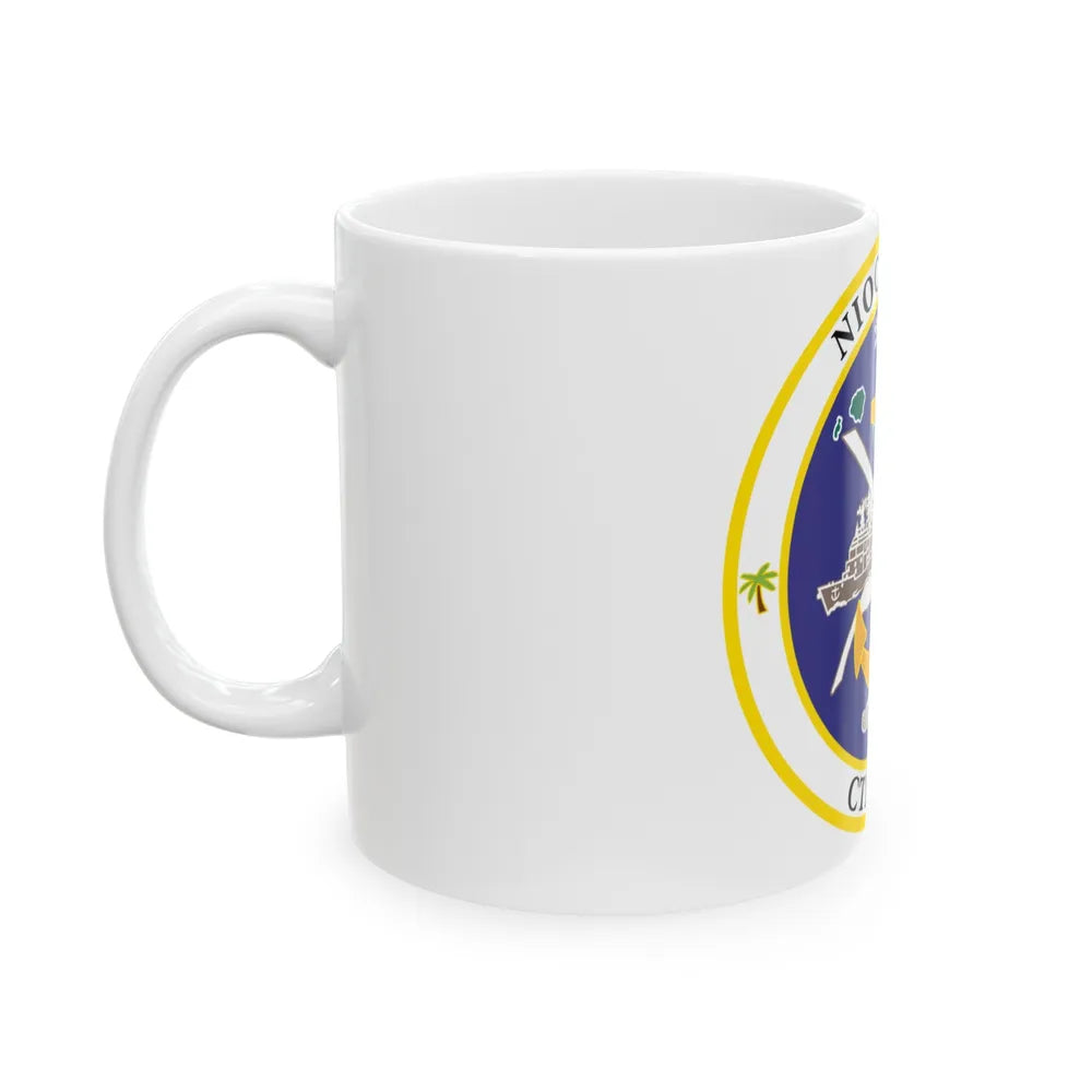 NIOC Hawaii CFT 1070 (U.S. Navy) White Coffee Mug-Go Mug Yourself