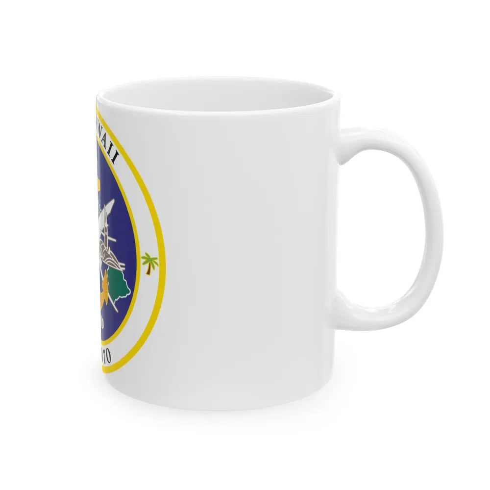 NIOC Hawaii CFT 1070 (U.S. Navy) White Coffee Mug-Go Mug Yourself