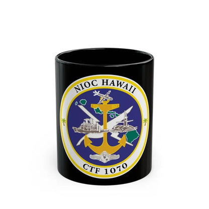 NIOC Hawaii CFT 1070 (U.S. Navy) Black Coffee Mug 11oz - Go Mug Yourself