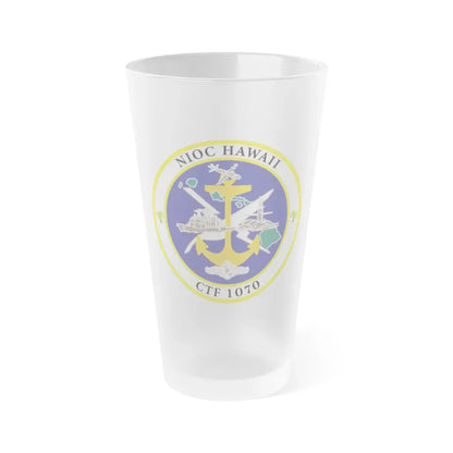 NIOC Hawaii CFT 1070 (U.S. Navy) Frosted Pint Glass 16oz Default Title - Go Mug Yourself