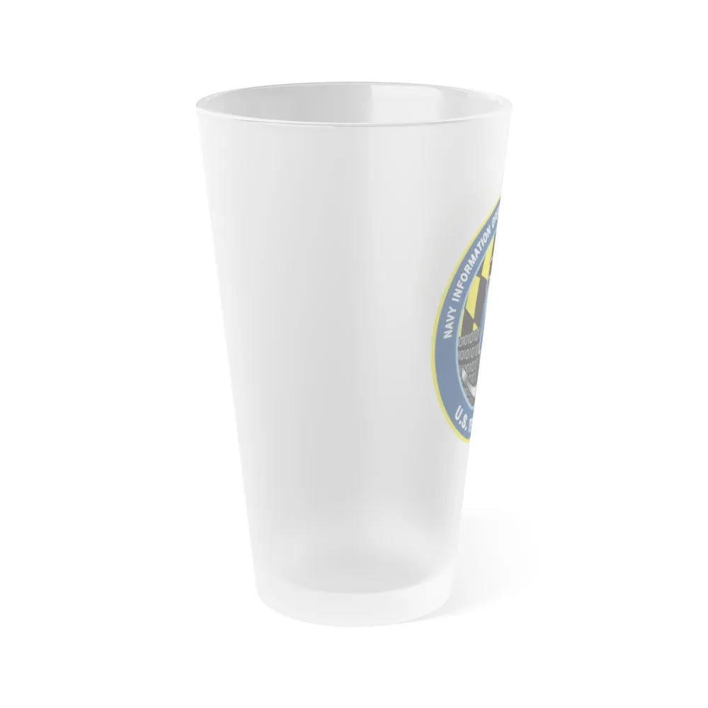 NIOC Maryland (U.S. Navy) Frosted Pint Glass 16oz-Go Mug Yourself