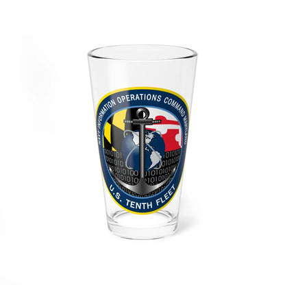 NIOC Maryland (U.S. Navy) Pint Glass 16oz-16oz-Go Mug Yourself