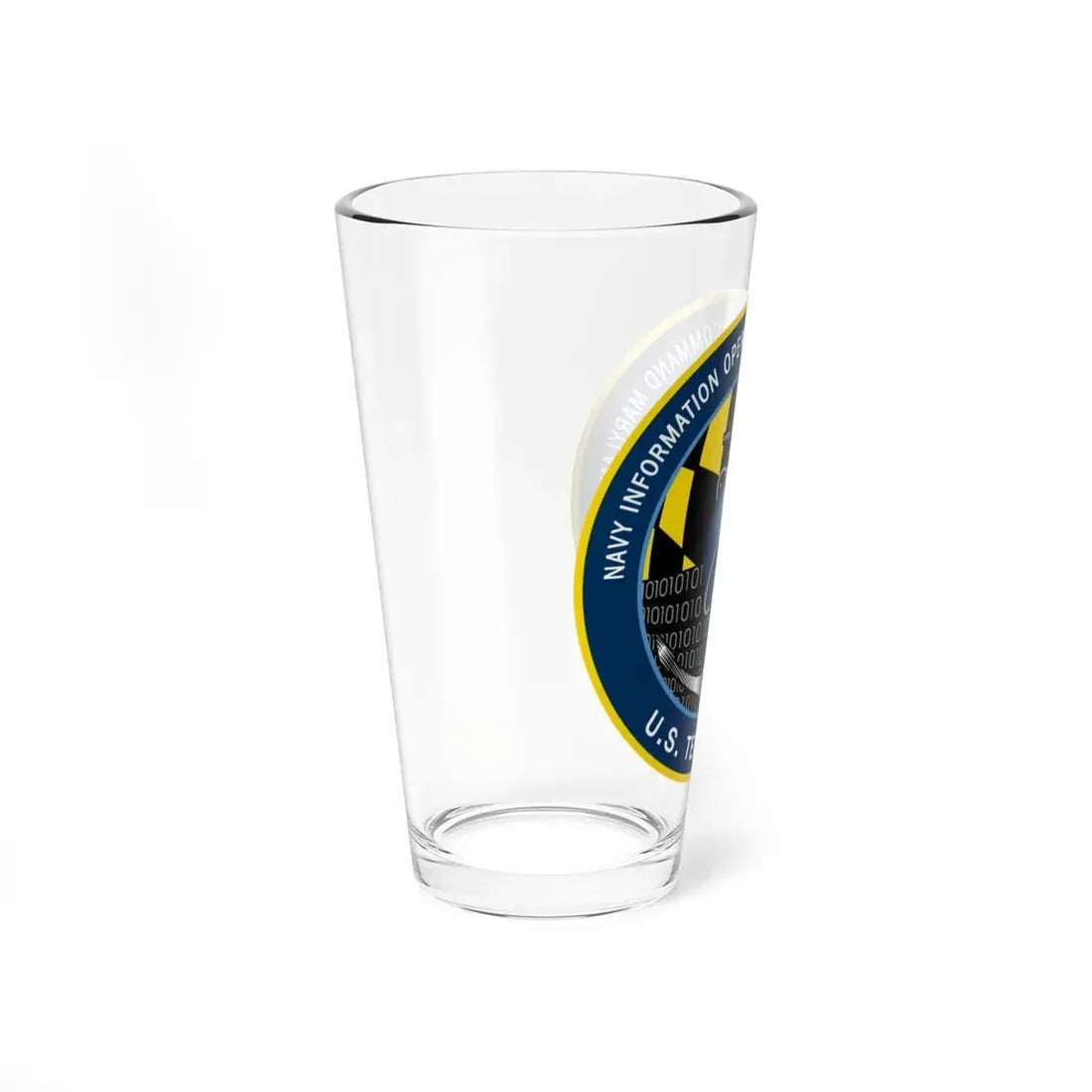 NIOC Maryland (U.S. Navy) Pint Glass 16oz - Go Mug Yourself