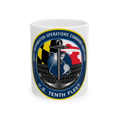 NIOC Maryland (U.S. Navy) White Coffee Mug 11oz - Go Mug Yourself