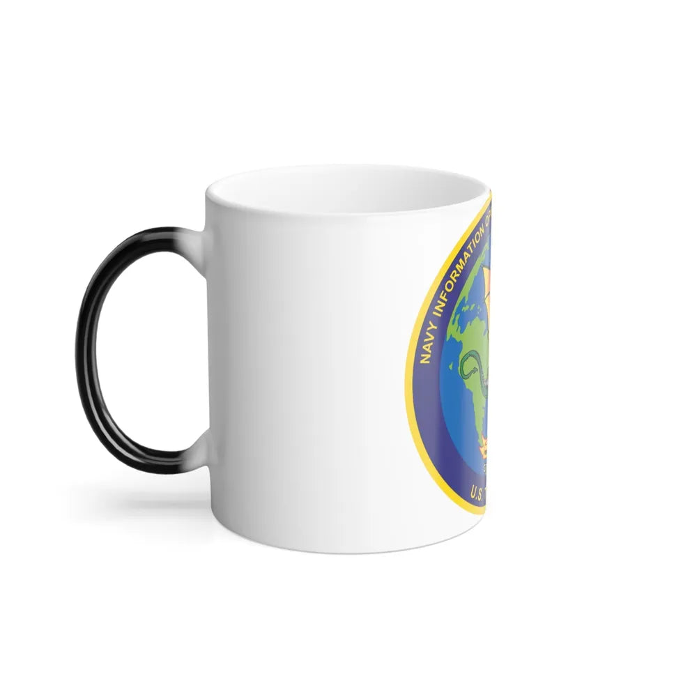 NIOD Navy Info Oper Detachment Groton 10th Fleet (U.S. Navy) Color Changing Mug 11oz-Go Mug Yourself