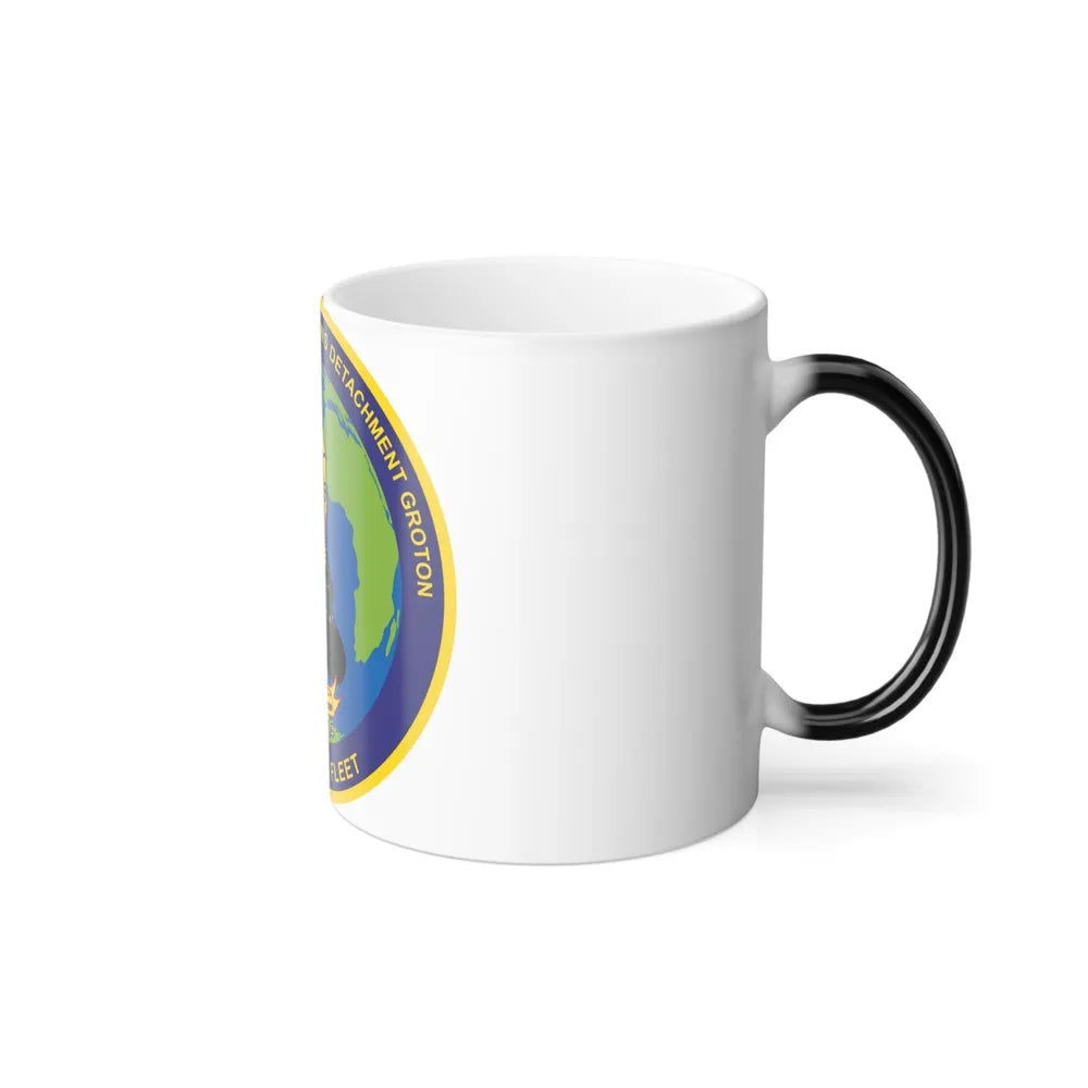 NIOD Navy Info Oper Detachment Groton 10th Fleet (U.S. Navy) Color Changing Mug 11oz-Go Mug Yourself