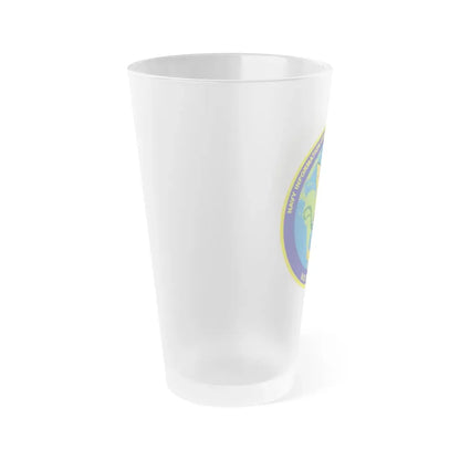 NIOD Navy Info Oper Detachment Groton 10th Fleet (U.S. Navy) Frosted Pint Glass 16oz - Go Mug Yourself