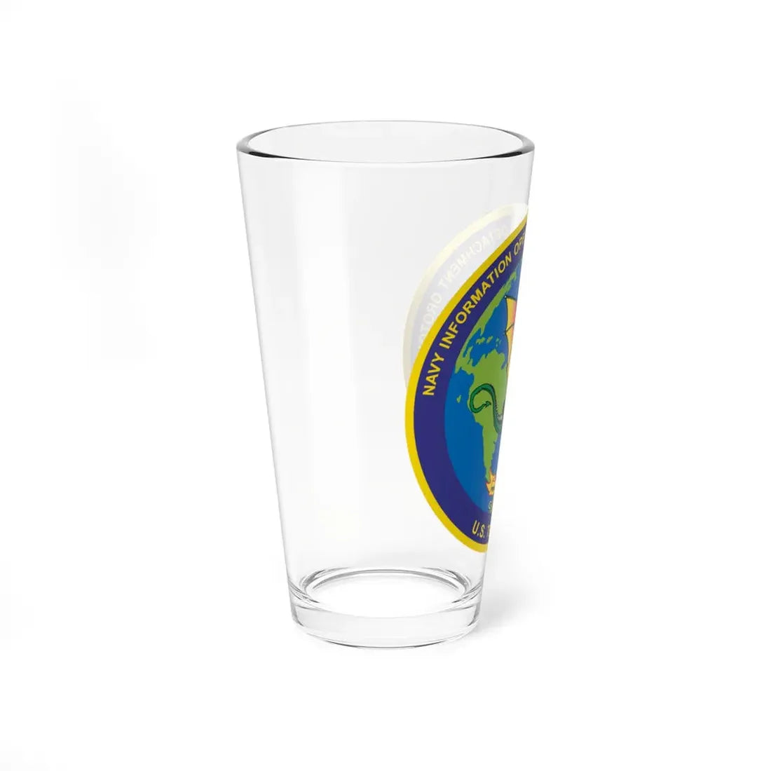 NIOD Navy Info Oper Detachment Groton 10th Fleet (U.S. Navy) Pint Glass 16oz - Go Mug Yourself