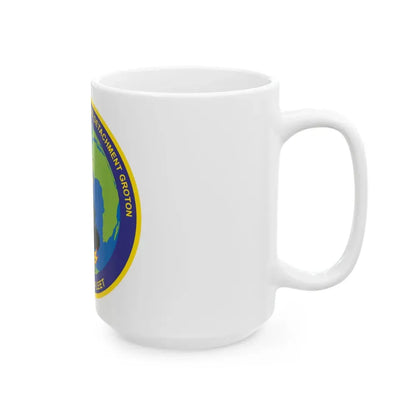 NIOD Navy Info Oper Detachment Groton 10th Fleet (U.S. Navy) White Coffee Mug - Go Mug Yourself