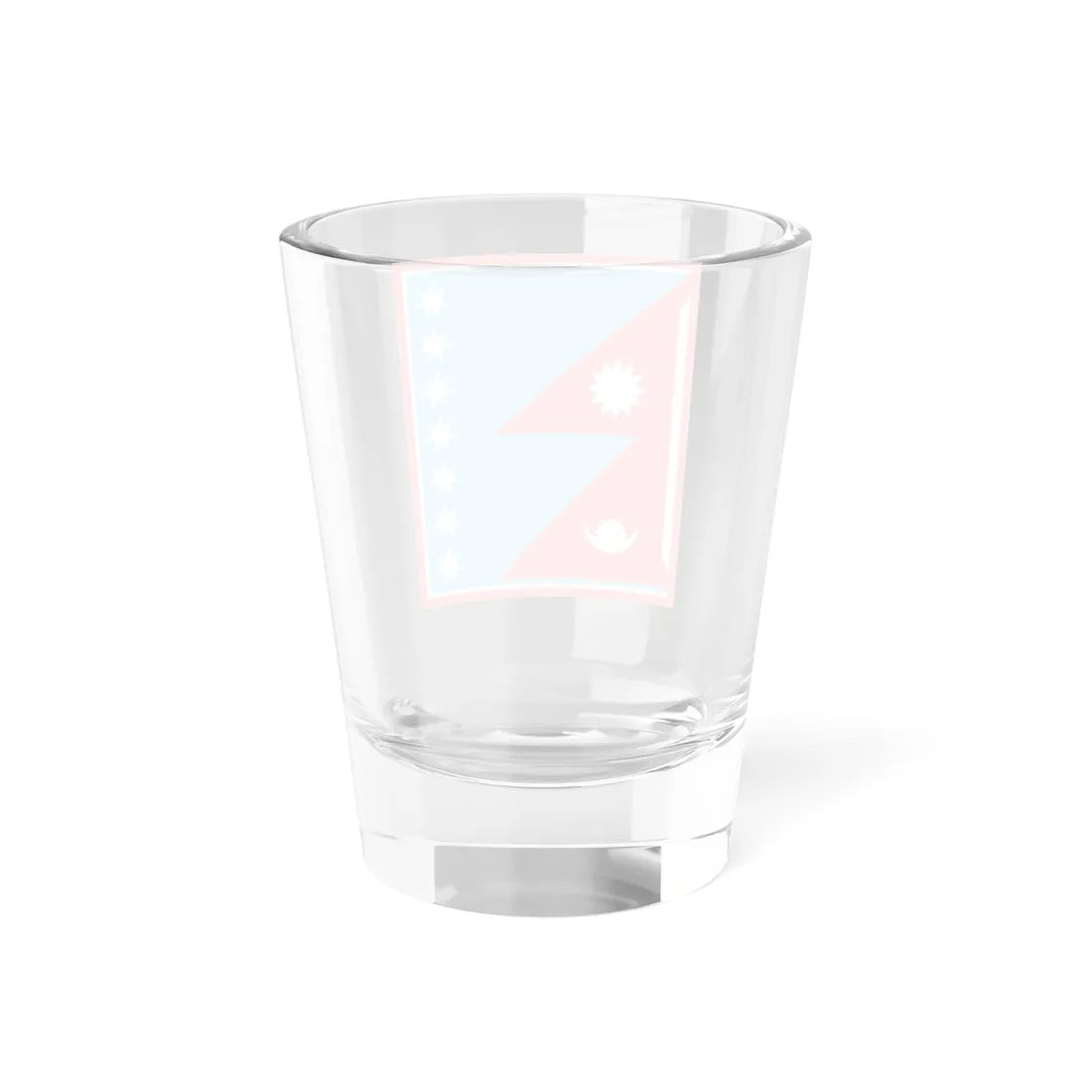 Nishankalika Flag of Bagale Thapa clan (Nepal) Shot Glass 1.5oz - Go Mug Yourself