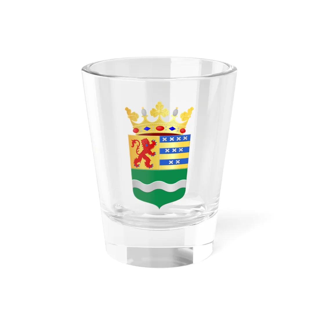Nissewaard wapen (Netherlands) (Coat of Arms) Shot Glass 1.5oz 1.5oz - Go Mug Yourself