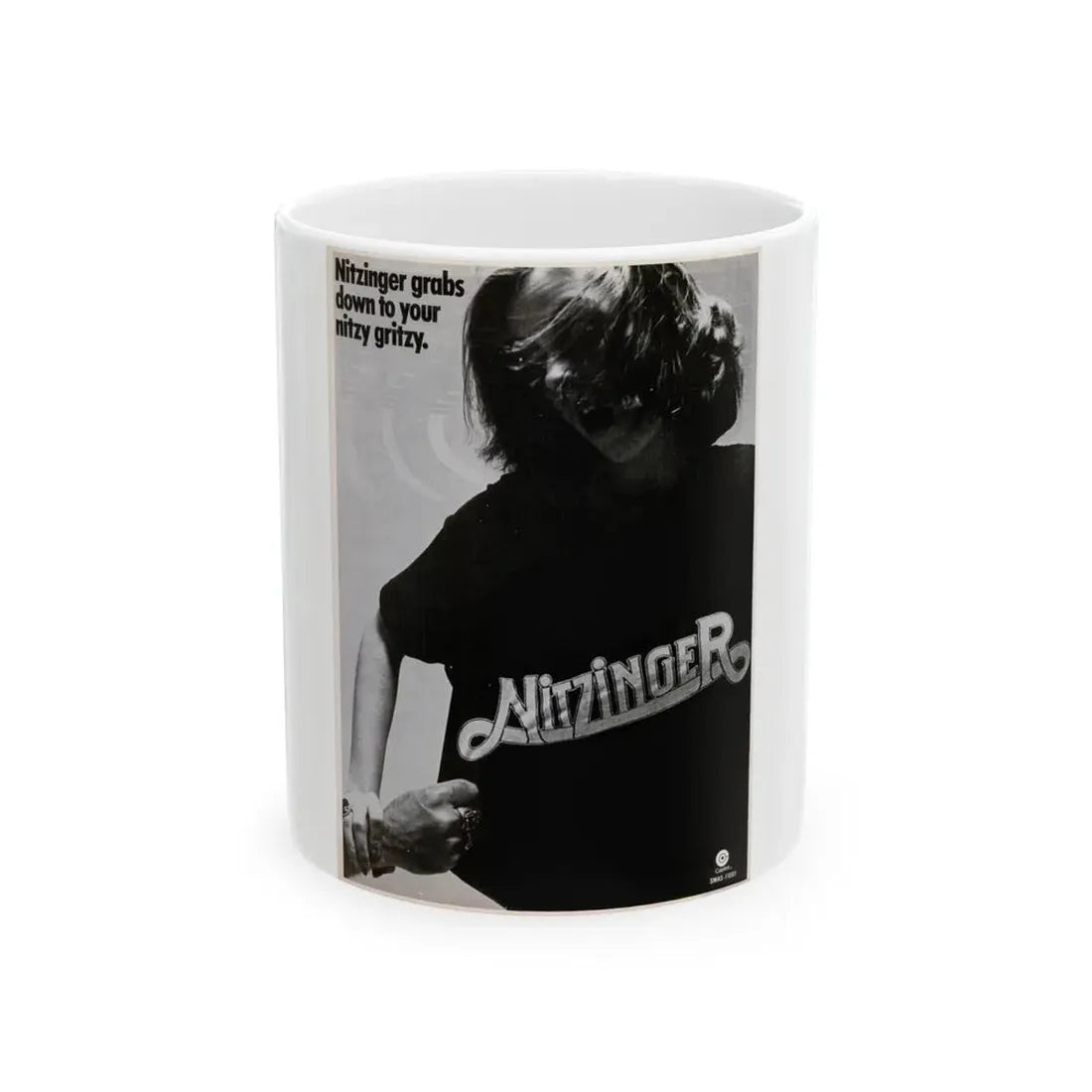 Nitzinger 1972 (Music Poster) White Coffee Mug 11oz - Go Mug Yourself