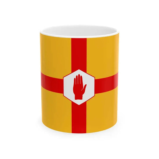Niulstermergehexagon (Ireland) White Coffee Mug 11oz - Go Mug Yourself