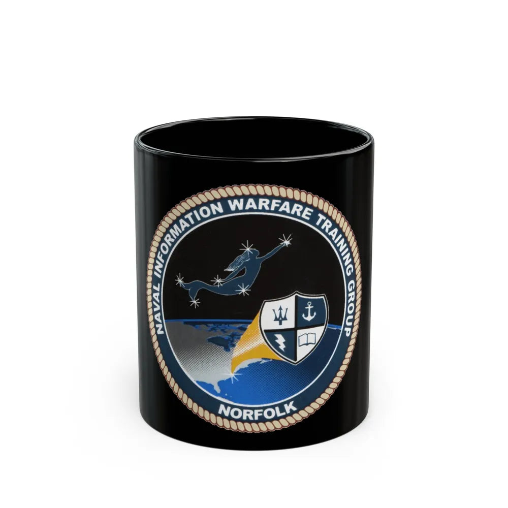 NIWTG Norfolk (U.S. Navy) Black Coffee Mug-11oz-Go Mug Yourself