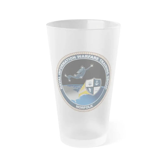 NIWTG Norfolk (U.S. Navy) Frosted Pint Glass 16oz Default Title - Go Mug Yourself