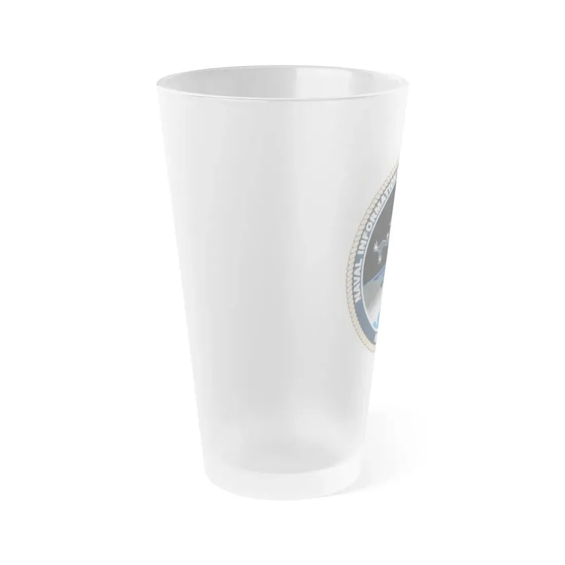 NIWTG Norfolk (U.S. Navy) Frosted Pint Glass 16oz - Go Mug Yourself