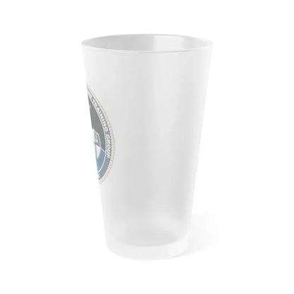 NIWTG Norfolk (U.S. Navy) Frosted Pint Glass 16oz - Go Mug Yourself