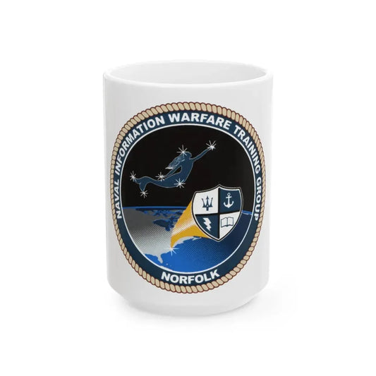 NIWTG Norfolk (U.S. Navy) White Coffee Mug 15oz - Go Mug Yourself