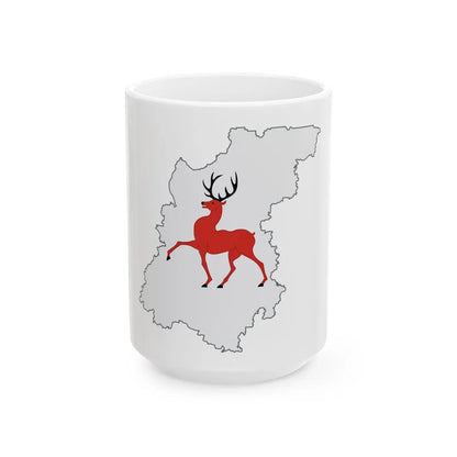 Nizh-obl-geo-stub (Russia) White Coffee Mug 15oz - Go Mug Yourself