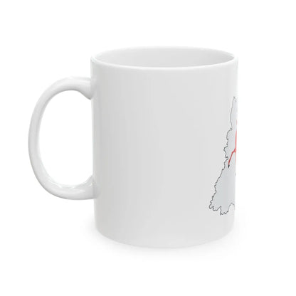 Nizh-obl-geo-stub (Russia) White Coffee Mug - Go Mug Yourself