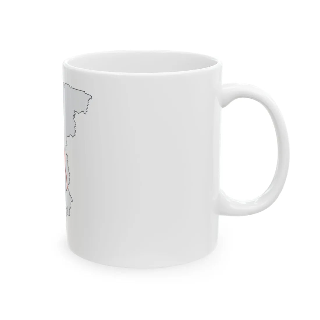 Nizh-obl-geo-stub (Russia) White Coffee Mug - Go Mug Yourself