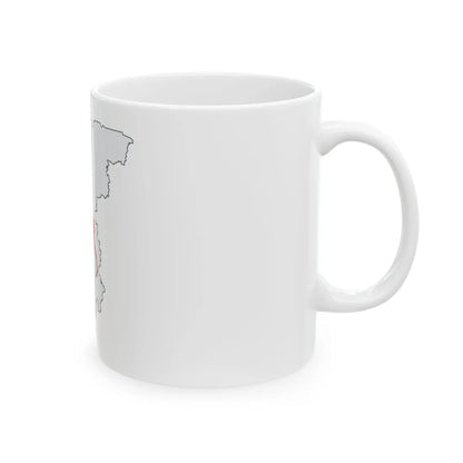 Nizh-obl-geo-stub (Russia) White Coffee Mug - Go Mug Yourself