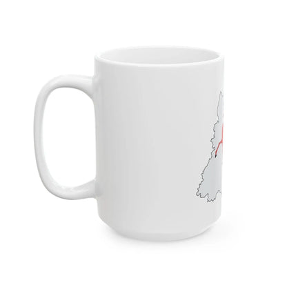 Nizh-obl-geo-stub (Russia) White Coffee Mug - Go Mug Yourself