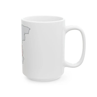 Nizh-obl-geo-stub (Russia) White Coffee Mug - Go Mug Yourself