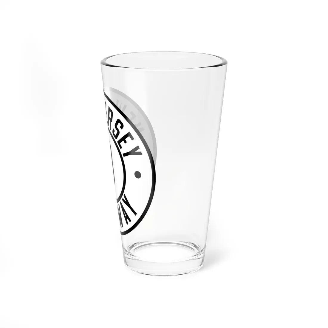 NJ 3 1927 (New Jersey) (Road Sign) Pint Glass 16oz - Go Mug Yourself