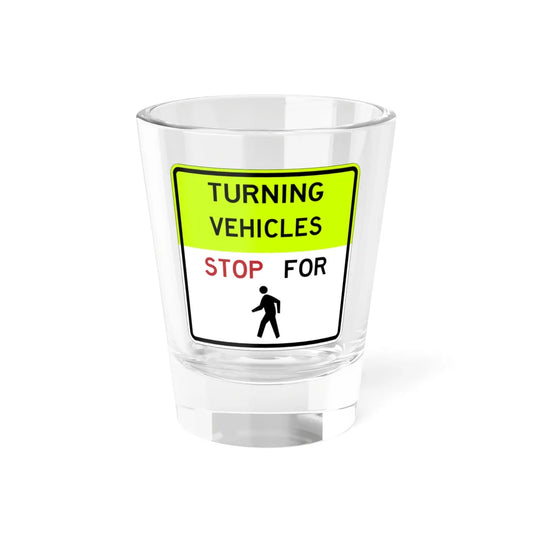 NJ Road sign RNJ10-15S (New Jersey) (Road Sign) Shot Glass 1.5oz 1.5oz - Go Mug Yourself