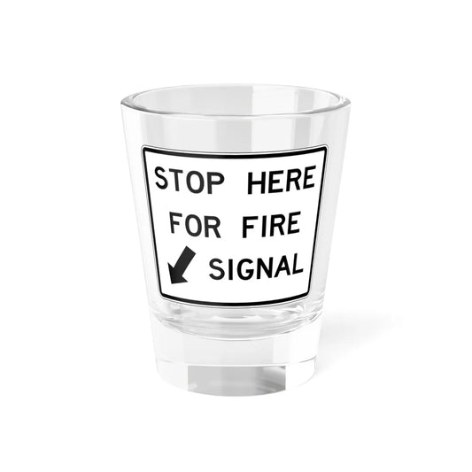 NJ Road sign RNJ10-17 (New Jersey) (Road Sign) Shot Glass 1.5oz 1.5oz - Go Mug Yourself