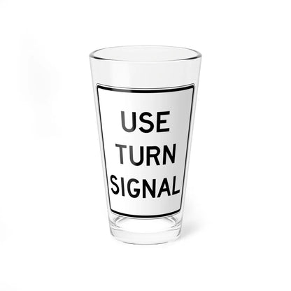 NJ Road sign RNJ33-1 (New Jersey) (Road Sign) Pint Glass 16oz 16oz - Go Mug Yourself