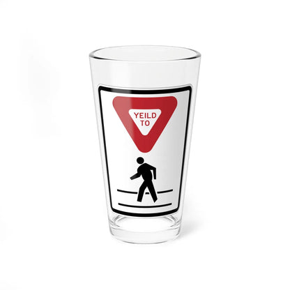 NJ Road sign RNJ9-9A obsolete (New Jersey) (Road Sign) Pint Glass 16oz 16oz - Go Mug Yourself