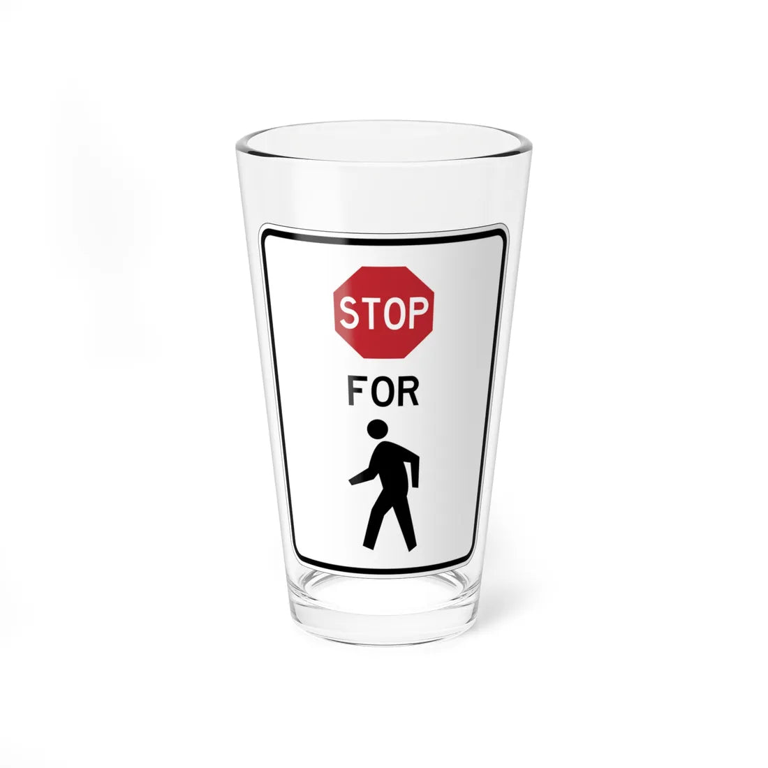 NJ Road sign RNJ9-9S (New Jersey) (Road Sign) Pint Glass 16oz 16oz - Go Mug Yourself