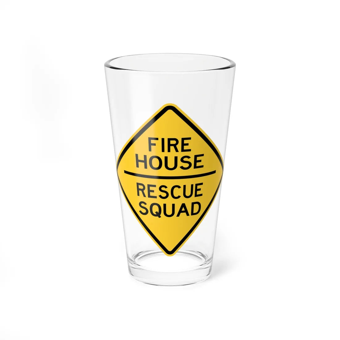NJ Road sign WNJ11-8A (New Jersey) (Road Sign) Pint Glass 16oz 16oz - Go Mug Yourself