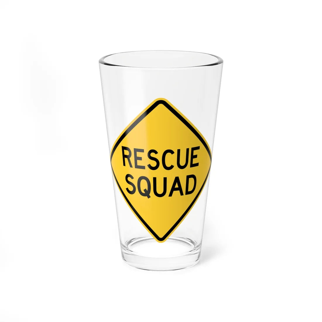 NJ Road sign WNJ11-8B (New Jersey) (Road Sign) Pint Glass 16oz 16oz - Go Mug Yourself