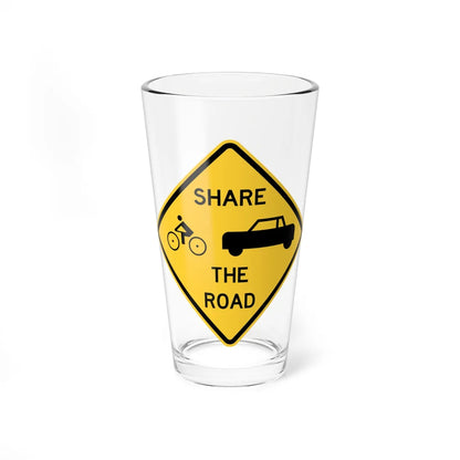 NJ Road sign WNJ22-1 (New Jersey) (Road Sign) Pint Glass 16oz 16oz - Go Mug Yourself