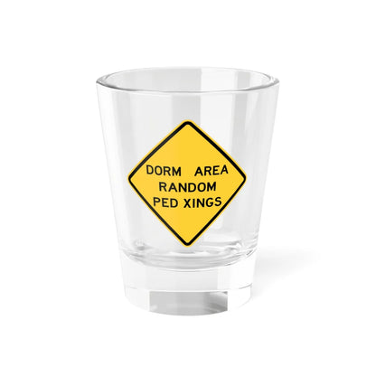 NJ Road sign WNJ24-1 (New Jersey) (Road Sign) Shot Glass 1.5oz 1.5oz - Go Mug Yourself