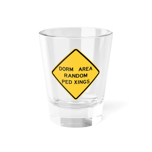 NJ Road sign WNJ24-1 (New Jersey) (Road Sign) Shot Glass 1.5oz 1.5oz - Go Mug Yourself