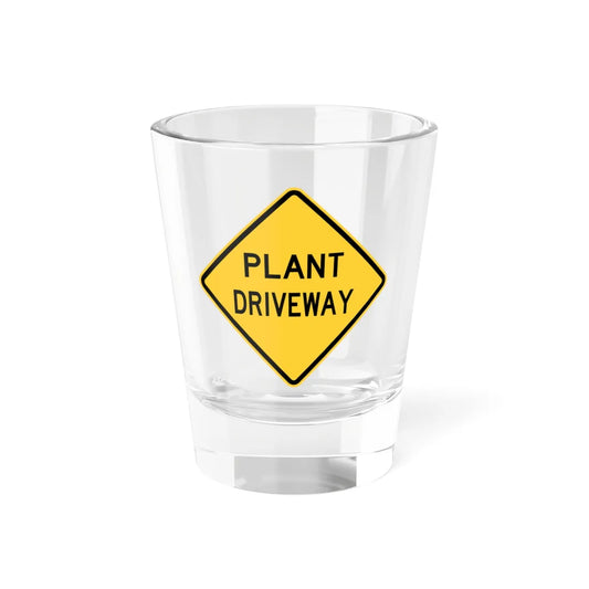 NJ Road sign WNJ25-1 (New Jersey) (Road Sign) Shot Glass 1.5oz 1.5oz - Go Mug Yourself