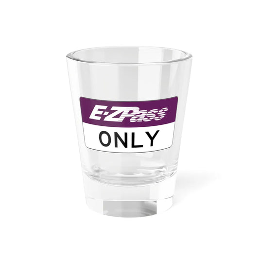 NJ Turnpike EZPASS Toll Booth Sign (New Jersey) (Road Sign) Shot Glass 1.5oz 1.5oz - Go Mug Yourself