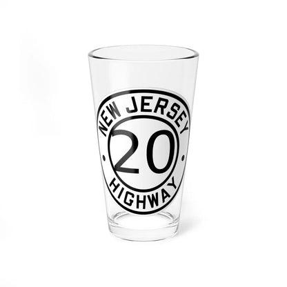 NJ X 1926 (New Jersey) (Road Sign) Pint Glass 16oz 16oz - Go Mug Yourself