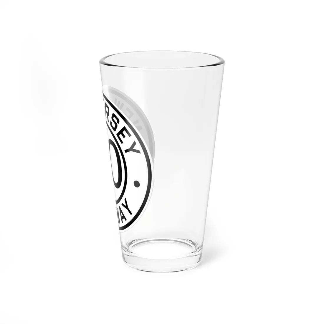 NJ X 1926 (New Jersey) (Road Sign) Pint Glass 16oz - Go Mug Yourself