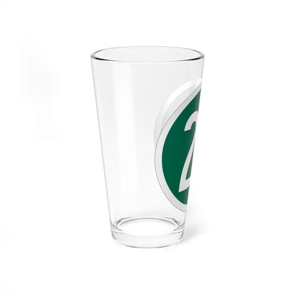 NJ X 1956 template (New Jersey) (Road Sign) Pint Glass 16oz - Go Mug Yourself