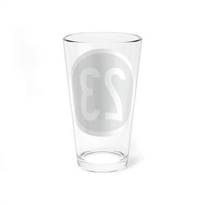 NJ X 1956 template (New Jersey) (Road Sign) Pint Glass 16oz - Go Mug Yourself