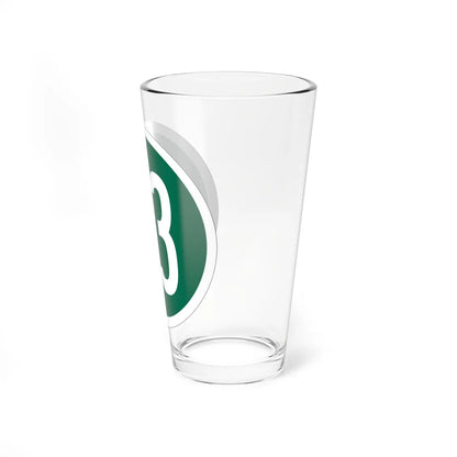 NJ X 1956 template (New Jersey) (Road Sign) Pint Glass 16oz - Go Mug Yourself
