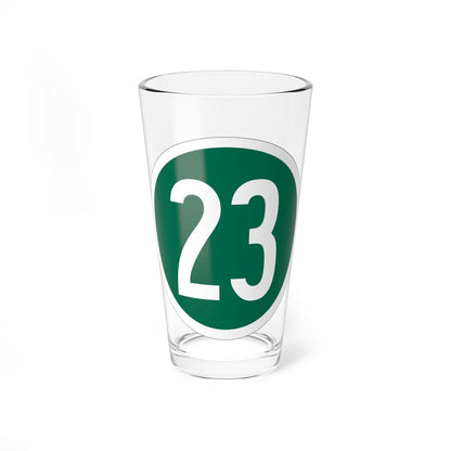 NJ X 1956 template (New Jersey) (Road Sign) Pint Glass 16oz - Go Mug Yourself