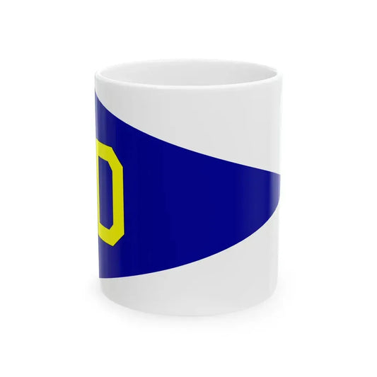 NL KM flag Division commander (Netherlands) White Coffee Mug 11oz - Go Mug Yourself